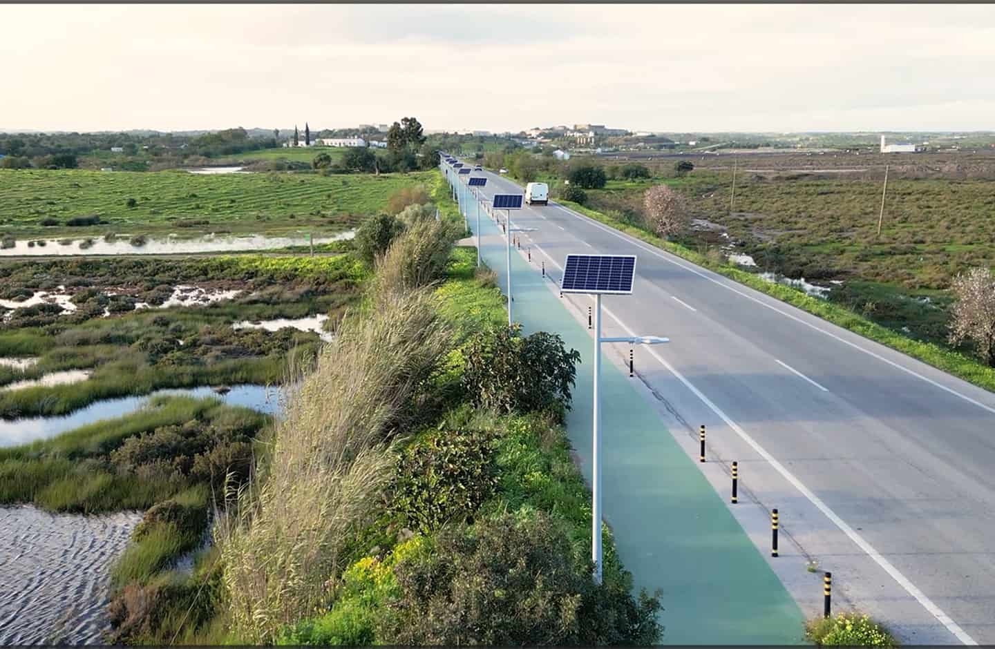 Bike-and-Pedestrian-paths-Castro-Marim-IZYLUM-solar-lighting-1